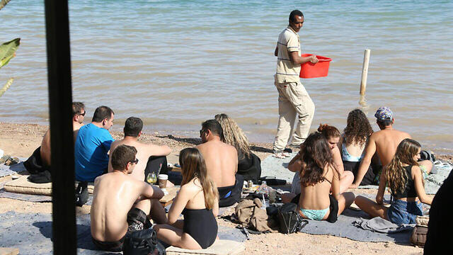 Февральский день в Эйлате. Фото: Моти Кимхи (צילום: מוטי קמחי) Февральский день в Эйлате. Фото: Моти Кимхи