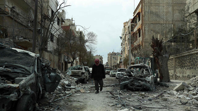 Destruction in Ghouta. Sadly, the world has gotten used to this situation (צילום: AFP) Destruction in Ghouta. Sadly, the world has gotten used to this situation
