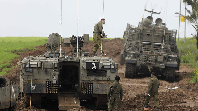 File photo. IDF forces near the Gaza border
