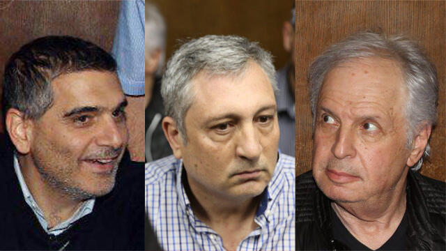 L-R: Eli Kamir, Nir Hefetz and Shaul Elovitch