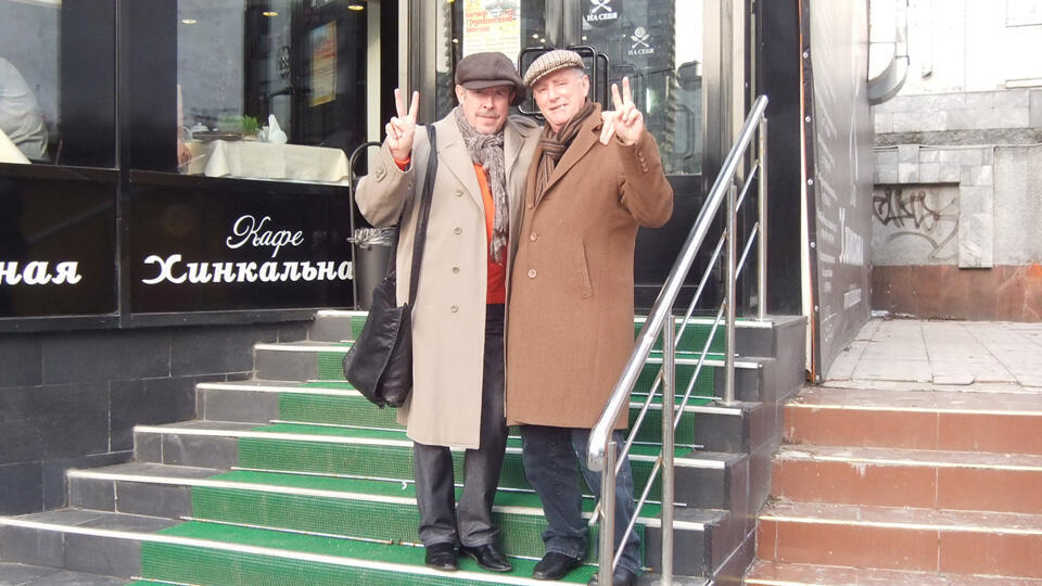 Андрей Макаревич и Миша Голдовский Фото: из личного архива Миши Голдовскогоnullnull Андрей Макаревич и Миша Голдовский Фото: из личного архива Миши Голдовского