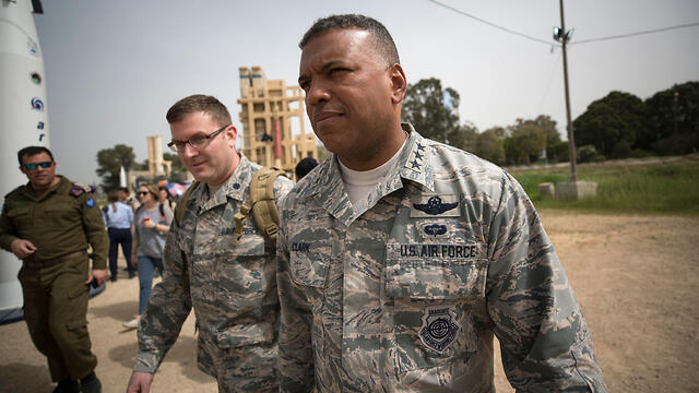 Lt.-Gen. Clark (R) said the exercise was the glue that will hold the American and Israeli forces together