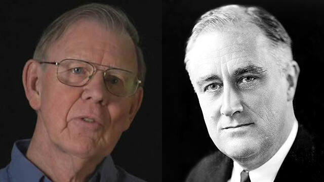 David S. Wyman (L) blasted President Roosevelt for his policy on Jews and the Holocaust (Photo: David S. Wyman Institute for Holocaust Studies) David S. Wyman (L) blasted President Roosevelt for his policy on Jews and the Holocaust