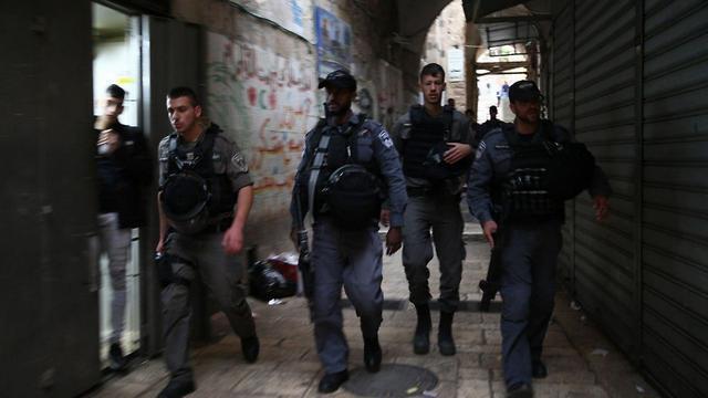 IDF soldiers near scene of stabbing