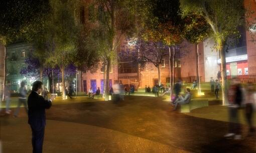 Сионская площадь ночью будет красиво посвечена