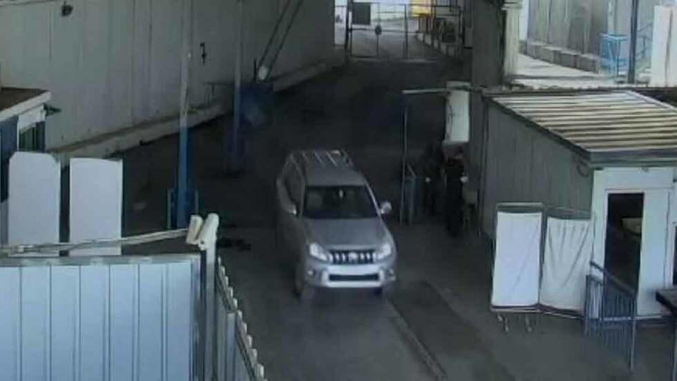The vehicle used by the French driver to transport the weapons