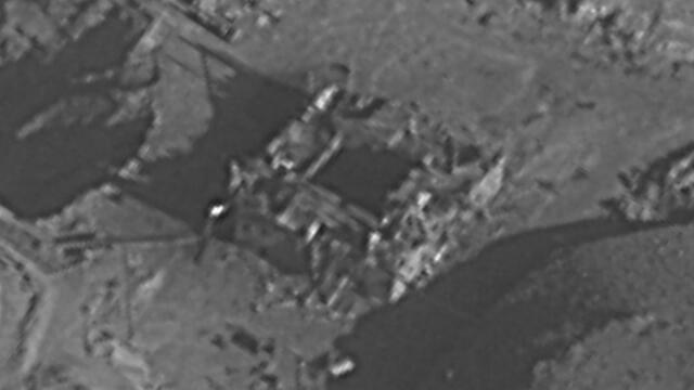 На снимке:Сирийский ядерный реактор после бомбардировки. Фото: Пресс-служба ЦАХАЛА