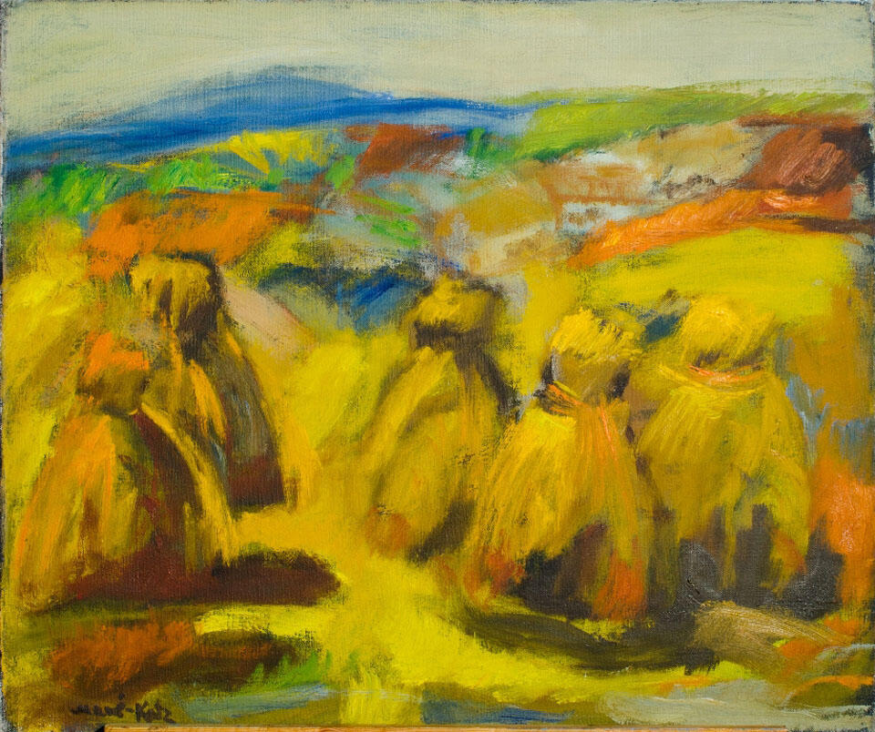 Мане Кац "Пейзаж со стогами сена" (1950) Фото: пресс-служба музея