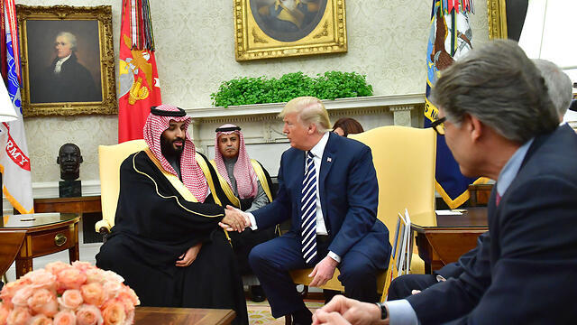 Бин-Салман и президент США Дональд Трамп в Белом доме. Фото: MCT