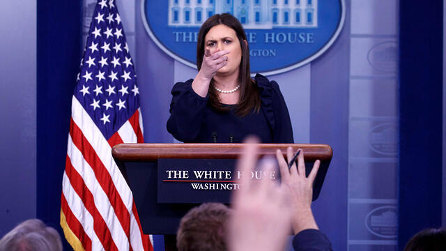 White House spokeswoman Sarah Sanders