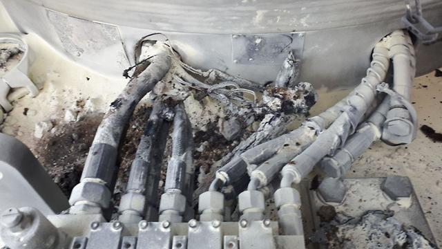 Damage caused to the heavy equipmentnullnull Damage caused to the heavy equipment