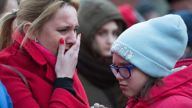 Горе в Кемерово. Фото: МСТ (צילום: MCT) Горе в Кемерово. Фото: МСТ