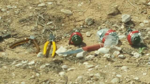 Terrorists were armed with knives and grenades