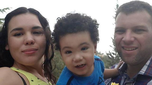 Natasha Benshimol, who made aliyah from Venezuela, with her family