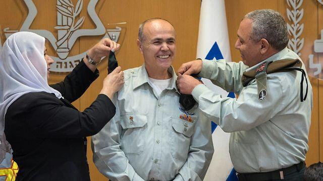 Brig. Gen. Kamil Abu Rokon receiving his new rank