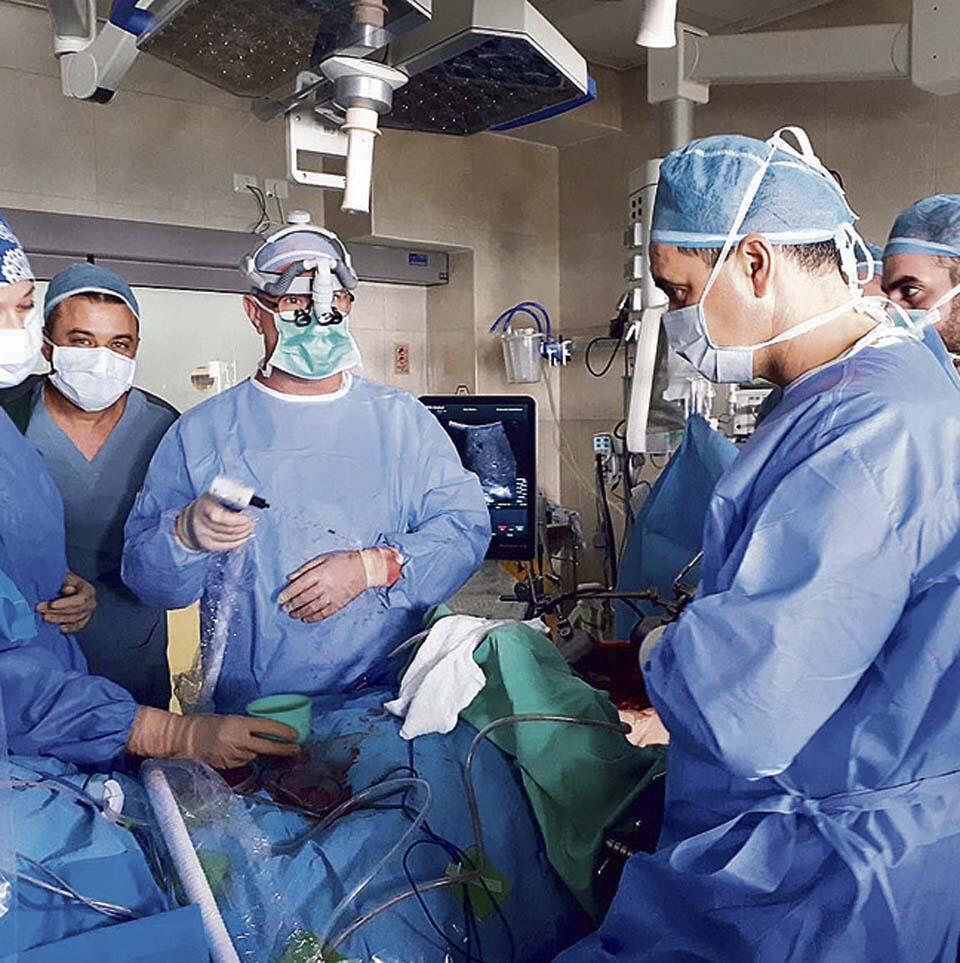 Первая операция по замораживанию метастаз печени. Фото: пресс-служба больницы "Зив"