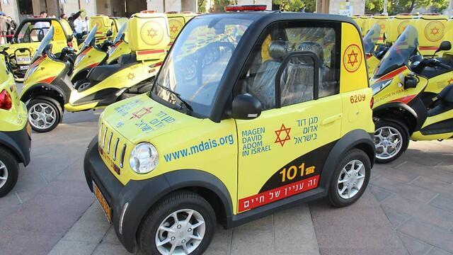 "Бамбуланс". Фото: МАДА (צילום: דוברות מד"א) "Бамбуланс". Фото: МАДА