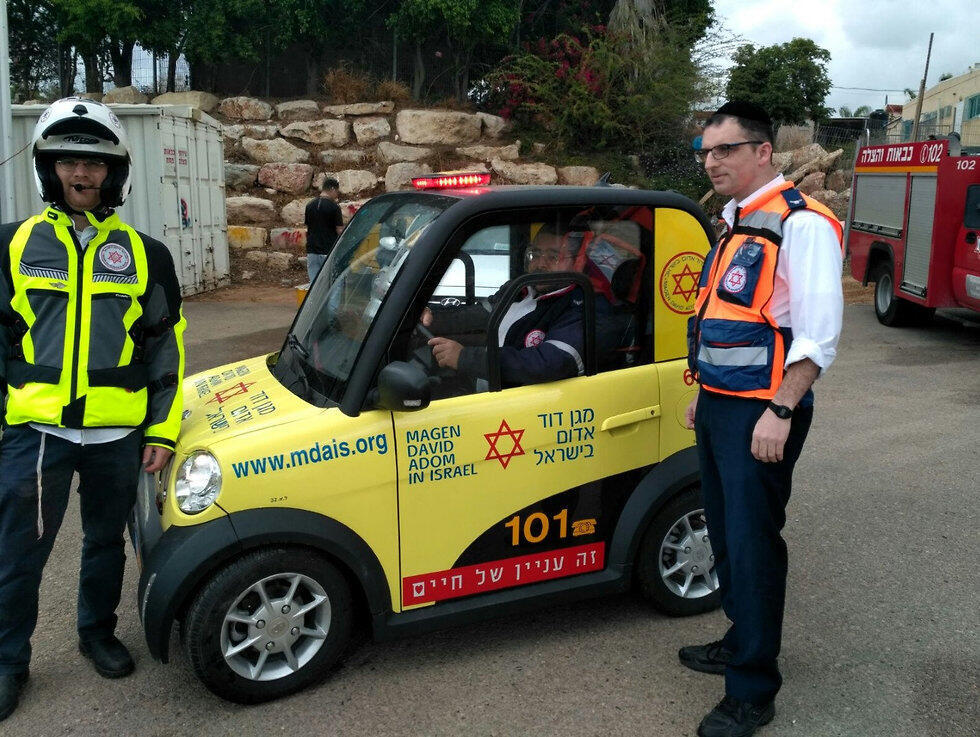 Новый "бамбуланс". Фото: МАДА (צילום: דוברות מד"א) Новый "бамбуланс". Фото: МАДА