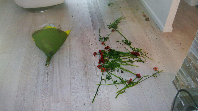 Цветы на месте преступления