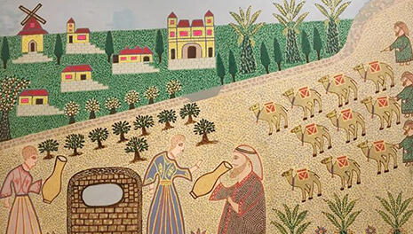 Хаим Харбон "Элиэзер и Ребекка" Фото: пресс-служба галереи "Джина"