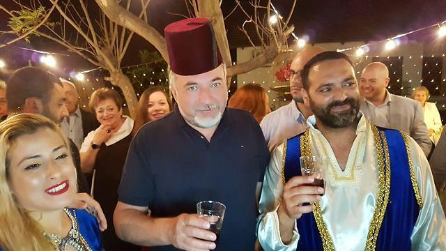 Авигдор Либерман на праздновании Мимуны в Ашдоде. Фото: Рои Идан