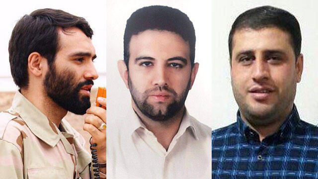 Three of the Iranian dead