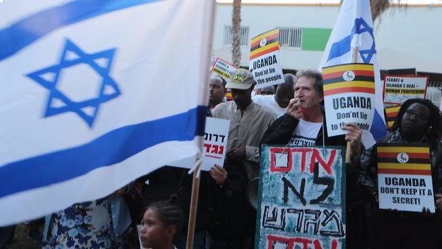 The south Tel Aviv anti-expulsion protest