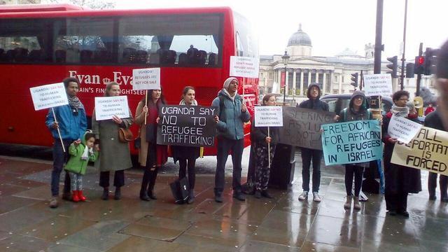 The London protest