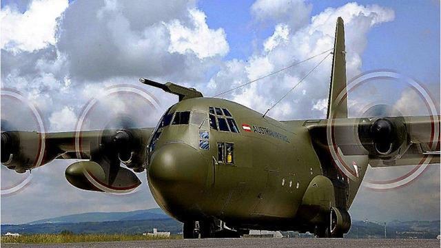 Самолет ВВС Австрии. Фото: пресс-служба ЦАХАЛа