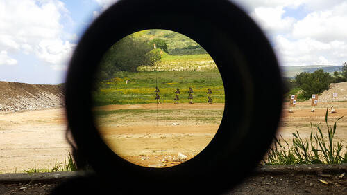 Вид из оптического прицела. Фото: shutterstock