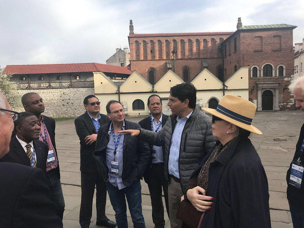 Delegation in Krakow, Poland