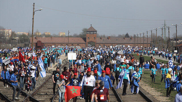 Марш жизни в Польше. Фото: EPA, архив (צילום: EPA) Марш жизни в Польше. Фото: EPA, архив