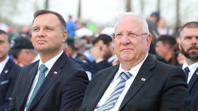 President Reuven Rivlin and President Andrzej Duda 