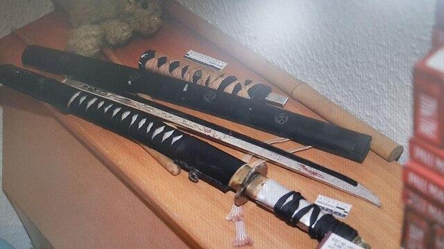 Орудия убийства. Фото: пресс-служба полиции (צילום: דוברות משטרה) Орудия убийства. Фото: пресс-служба полиции