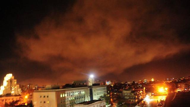 File photo: US strike in Syria