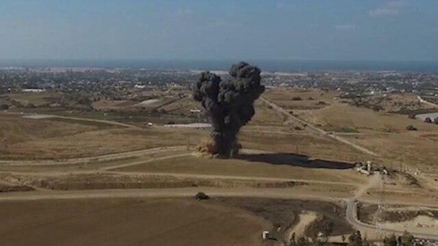 Подрыв диверсионного туннеля. Фото: пресс-служба ЦАХАЛа (צילום: דובר צה"ל) Подрыв диверсионного туннеля. Фото: пресс-служба ЦАХАЛа