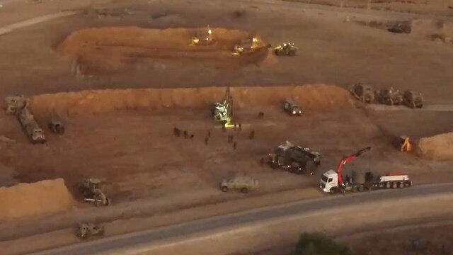 Инженерные работы у границы с Газой. Фото: пресс-служба ЦАХАЛа (צילום: דובר צה"ל) Инженерные работы у границы с Газой. Фото: пресс-служба ЦАХАЛа