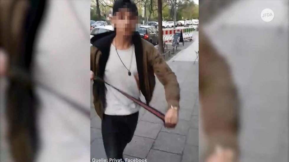 Нападение в Берлине. Фото предоставлено Еврейским форумом за демократию и против антисемитизма