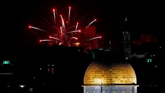 Independence Day fireworks in Jerusalem, 2018