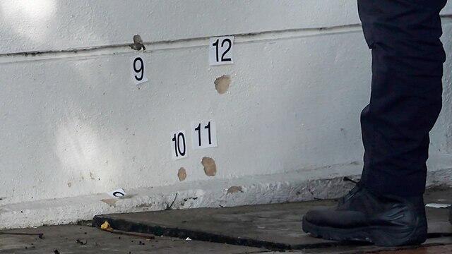 The scene of the assassination (צילום: EPA) The scene of the assassination