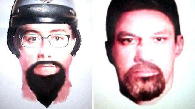 Facial composites of the suspects behind the assassination.