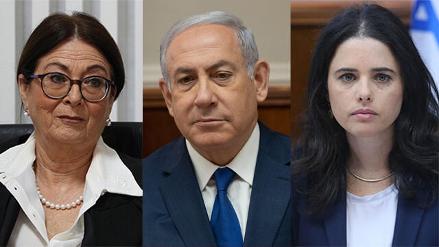Эстер Хают, Биньямин Нетаниягу, Аелет Шакед. Фото: Йоав Дудкевич, Алекс Коломойский, Йонатан Диндель ("Флэш-90")