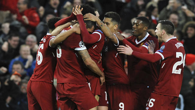 Ливерпуль торжествует. Фото: АР (צילום: AP) Ливерпуль торжествует. Фото: АР