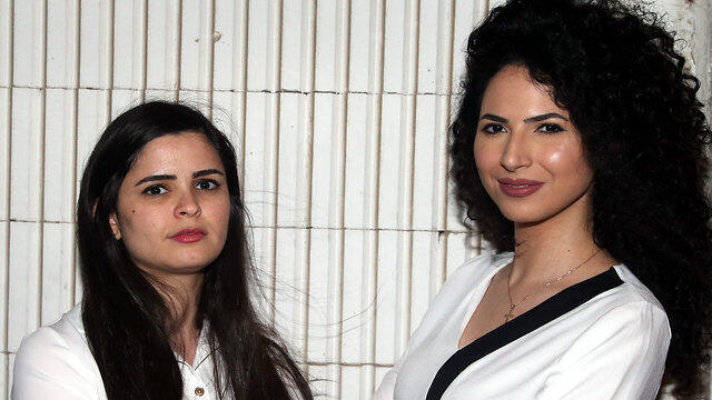 Amna Freige and Lina Jeries (Photo: Yariv Katz) Amna Freige and Lina Jeries