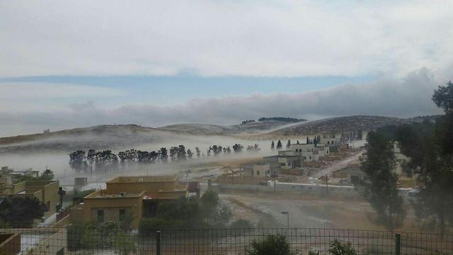 Kibbutz Lahav flooded