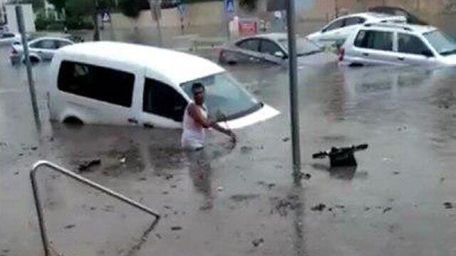 Наводнение в Ришоне. Фото: Адар Замир