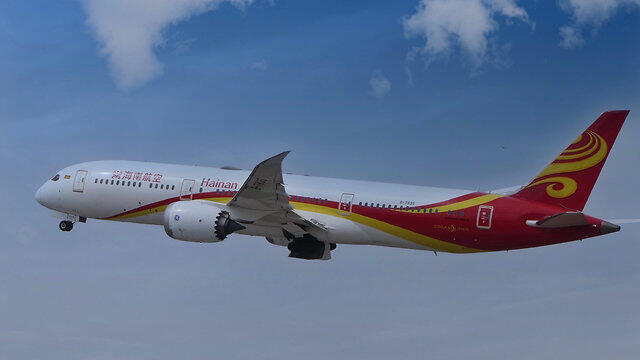 Boeing 787 компании Hainan Airlines. Фото: Дани Саде