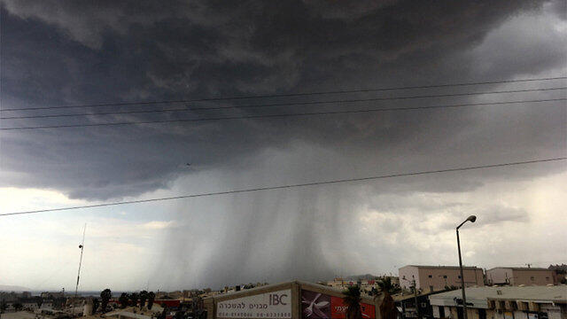 Буря над Эйлатом. Фото: Агар Ор Рингель