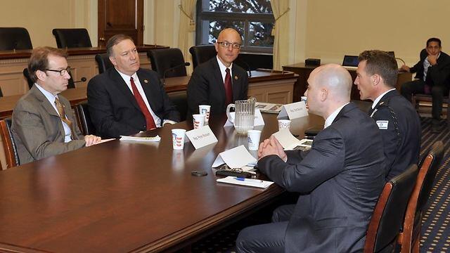 Benjamin Anthony and Supt. Micky Rosenfeld Brief then Congressman Mike Pompeo and Congressman Peter Roskam (Photo: OSS) Benjamin Anthony and Supt. Micky Rosenfeld Brief then Congressman Mike Pompeo and Congressman Peter Roskam