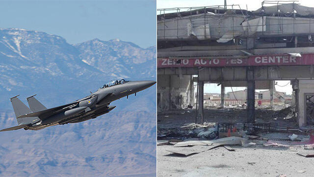 Israeli F-15 and the aftermath of the attack